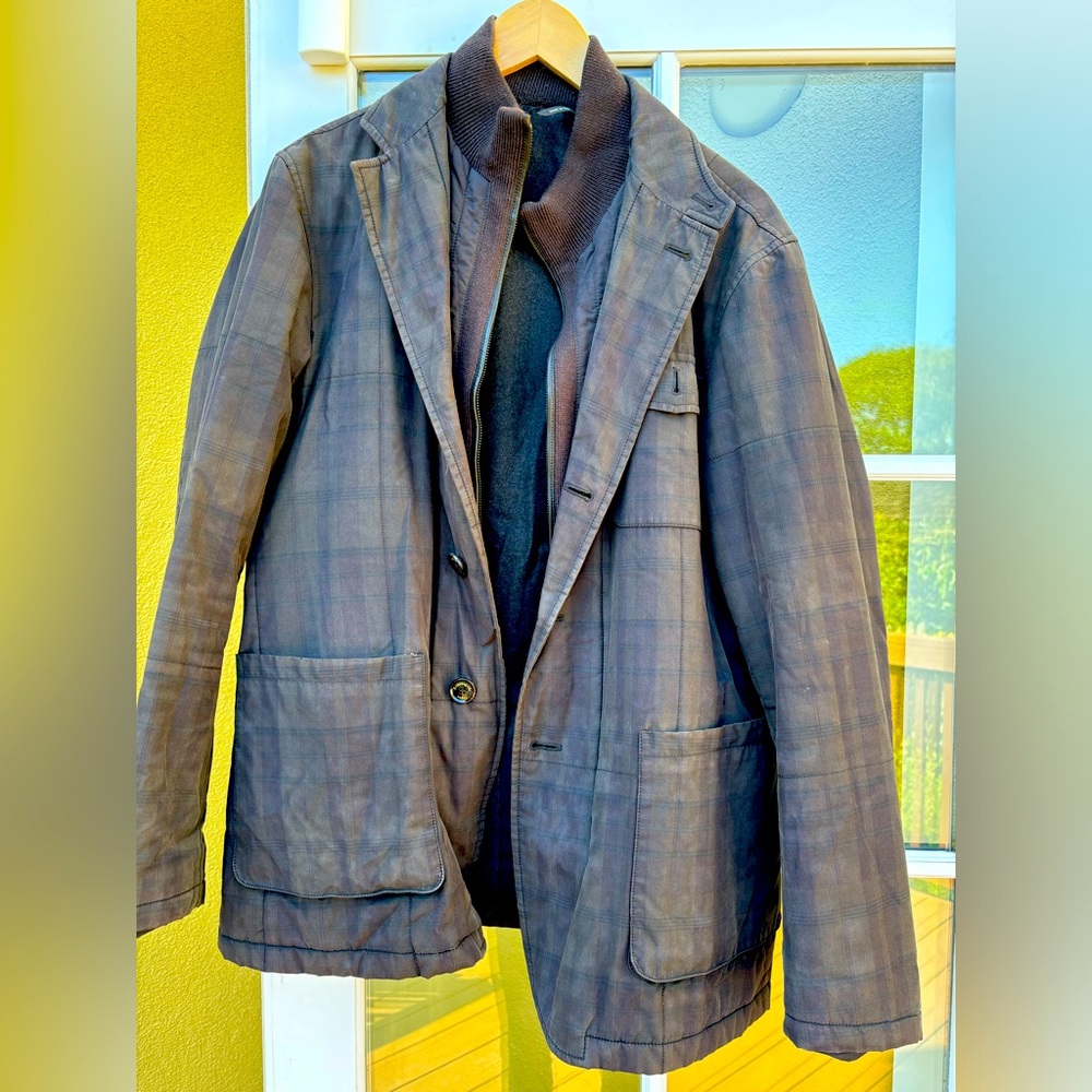 Zegna men’s jacket midweight - 52 regular